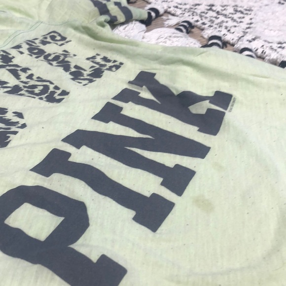 VS PINK | Neon Football tee - Picture 2 of 3